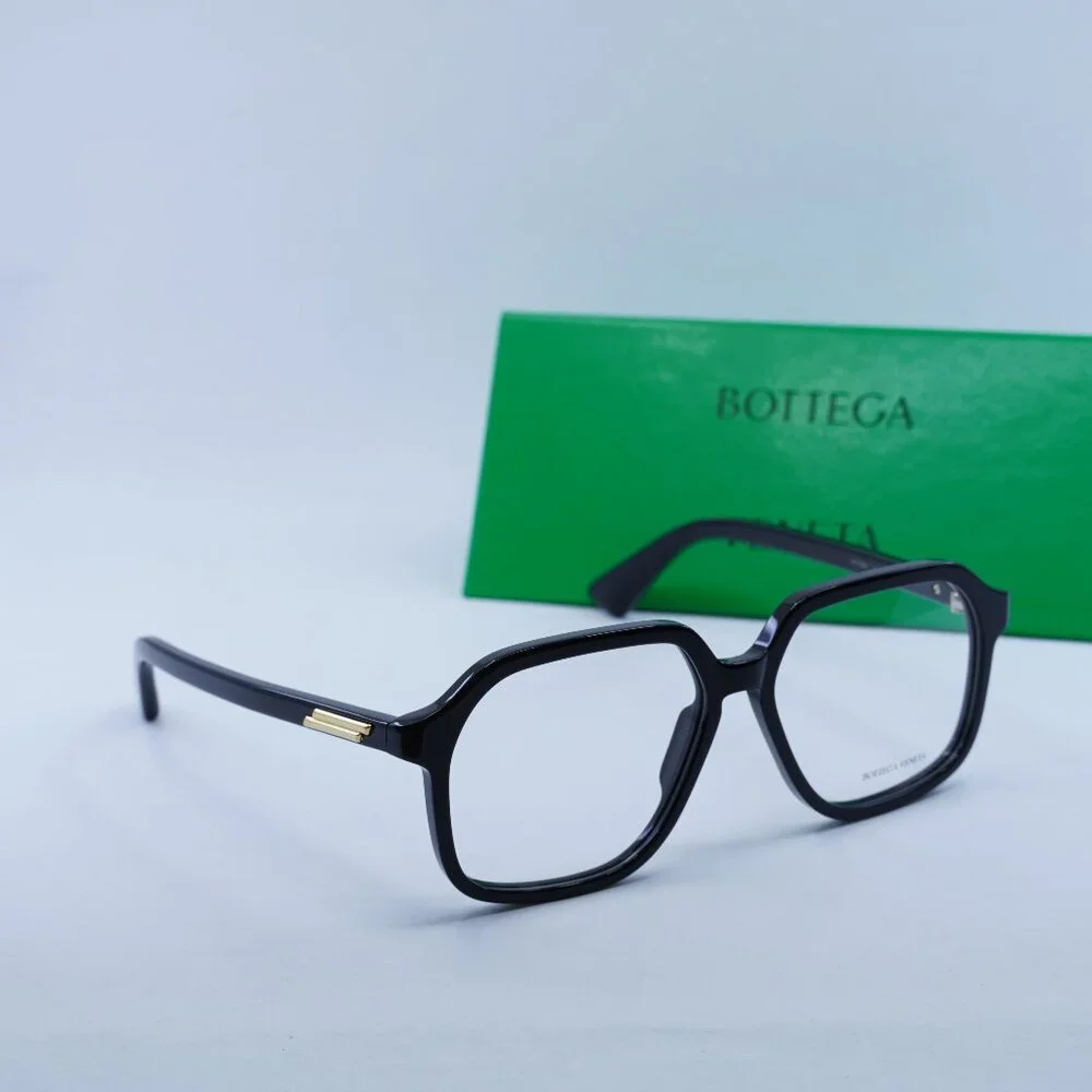 Final Price! Bottega Veneta BV1329O 001 Shiny Black Eyeglasses - Picture 8 of 9
